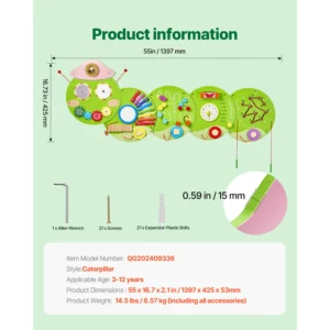 Kids Caterpillar Activity Board