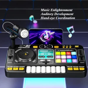 Kids DJ Mixer & Piano Keyboard Toy
