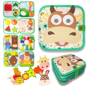 Busy Book with Alphabet & Numbers