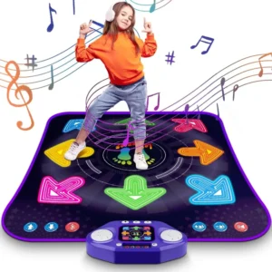 Interactive Dance Mat with Lights & Bluetooth
