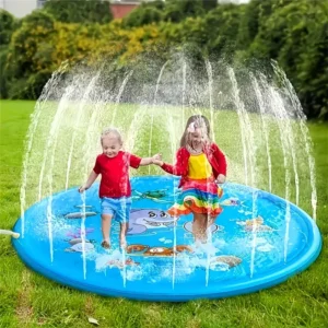 Blue Dolphin Water Spray Pad