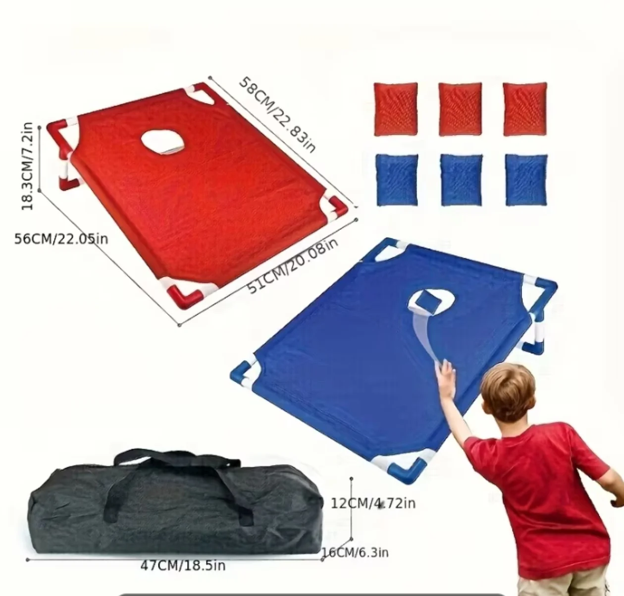 Outdoor Cornhole Game Set for Parties & Camping - Image 3